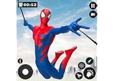 Rope Flying Hero Games Crime