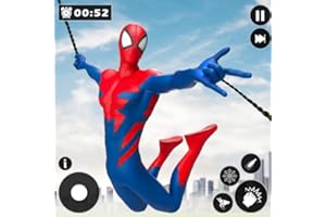 Rope Flying Hero Fun Games Crime City 3D