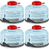 BlueFire Isobutane Fuel Canister Butane Propane Blend Camping Fuel 100 Gram Camping Stove Fuel Gas Canister Backpacking Fuel Camp Stove Fuel 3.53oz(4 Packs)