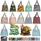 RUIPBOTE12 Pack Reusable Grocery Bag, Foldable Shopping Bag, Large Capacity Gift Tote Bag, Storage Bag for Groceries