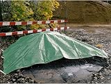 SolaDirect 3x4 m Green Tarpaulin Waterproof Heavy Duty Tarp view 4