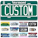Metal Custom License Plate for Vermont - 6x12 Inch