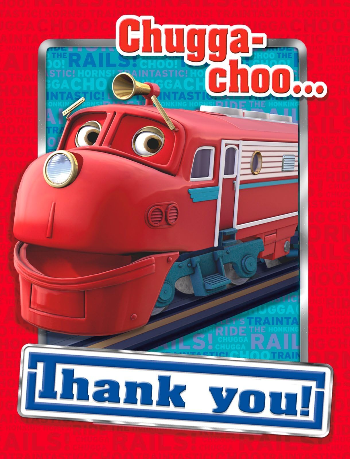 Chuggington Thank-You Notes (8) Party Supplies