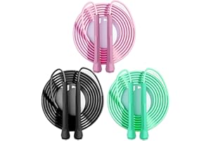 SUFEASDF kids Jump Rope - Speed Jump Rope for Kids 8-12,Lightweight,Tangle-Free, Adjustable,Perfect for Toddlers,Adult Beginners,Jumprope for Fitness,Enhance Endurance and Speed Workouts