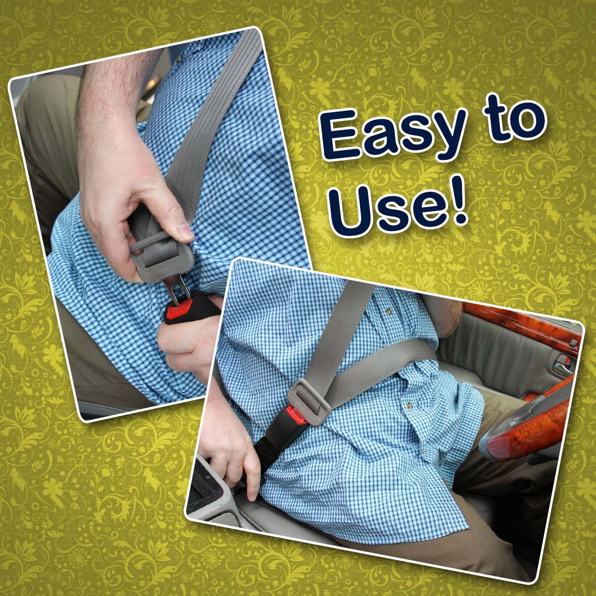 Sell Zone Tech Car Seat Belt Extender 3" Type B Safety Extension Buckle in Brooklyn, New York