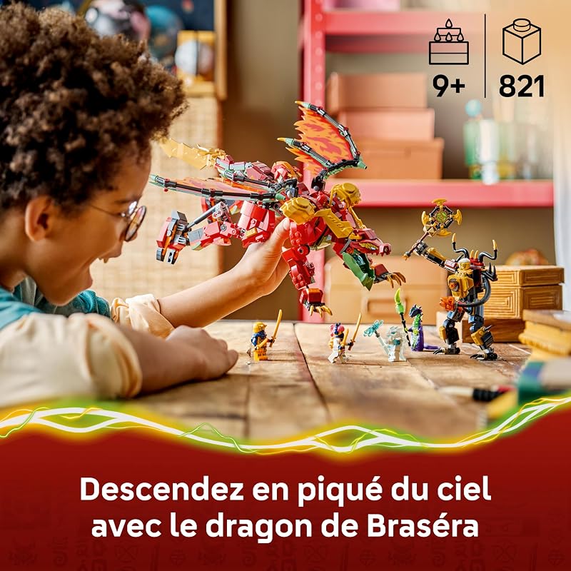 Ninjago Le Robot Dragon Transformable de Braséra 71868