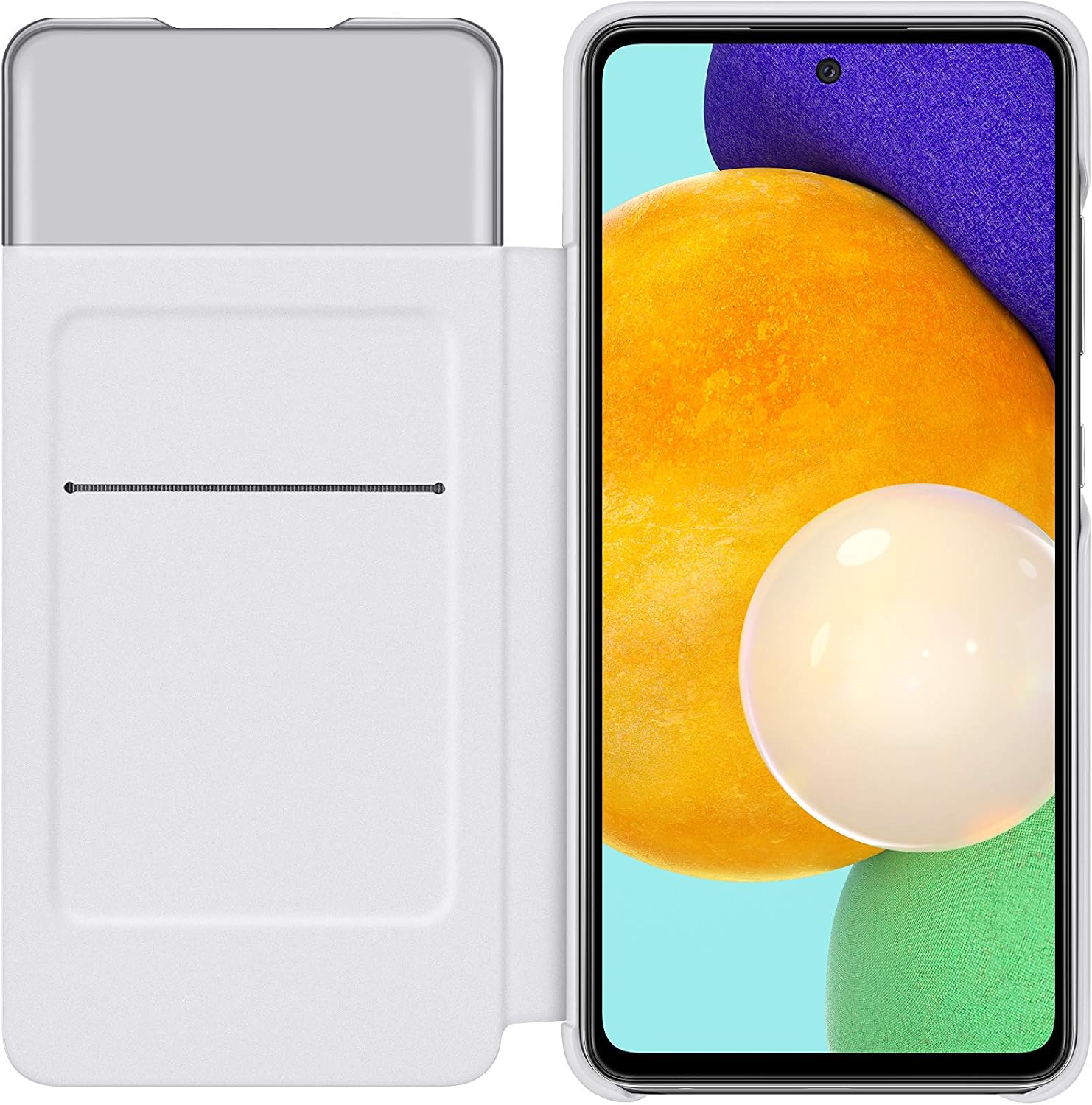 Samsung Galaxy A52 5G S View Wallet Cover - White - Image 4
