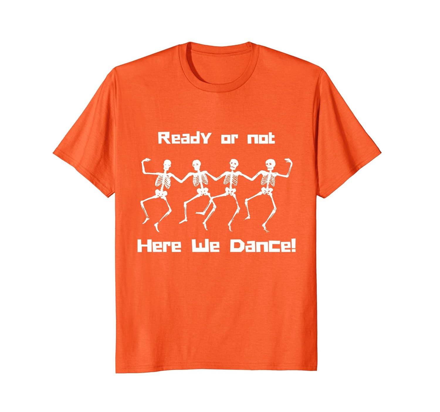 David S Pumpkins Here We Dance Funny Halloween Tee- TPT