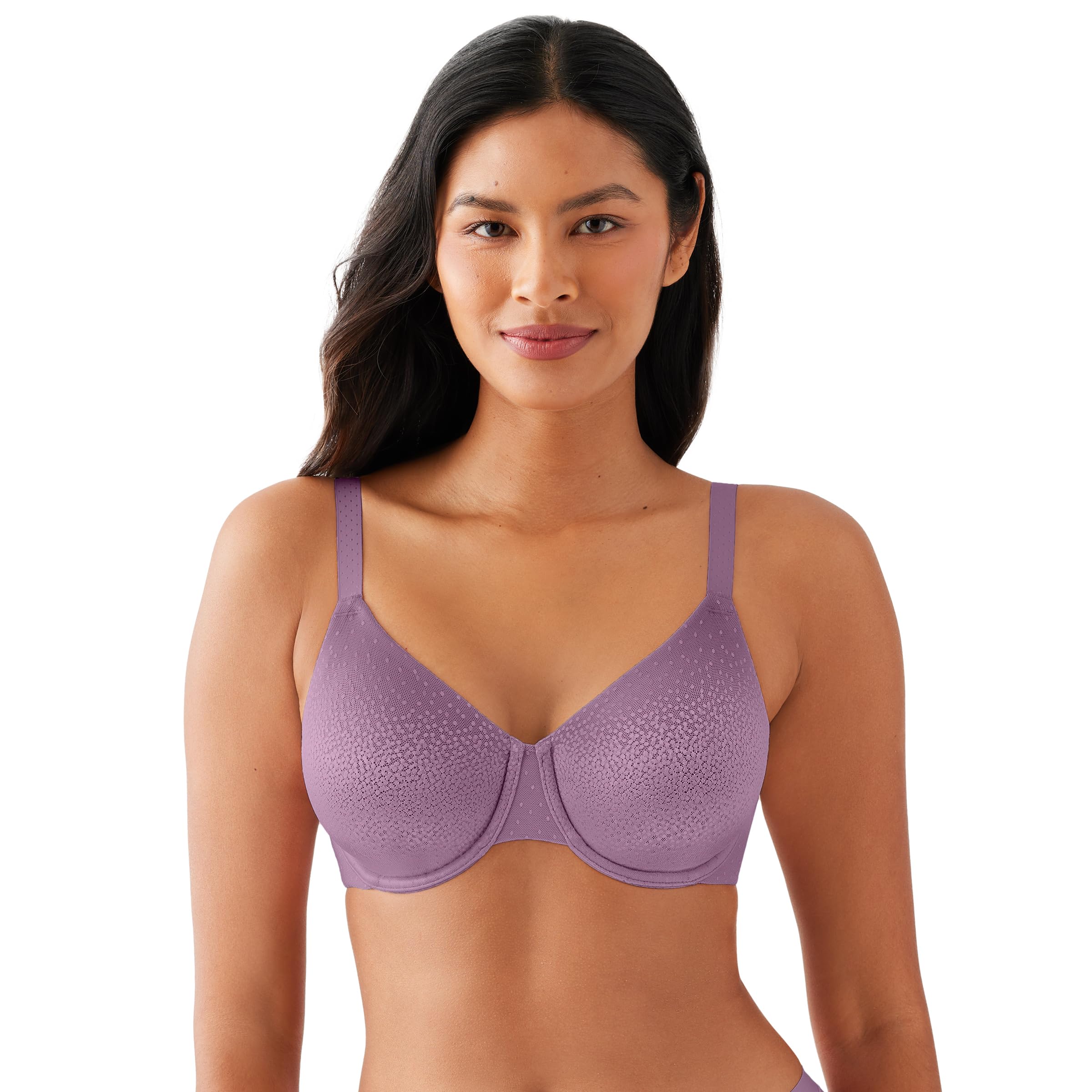 Wacoal Women's Back Appeal Unlined Full Coverage Underwire Bra, 855303, Valerian II, 44DDD Image