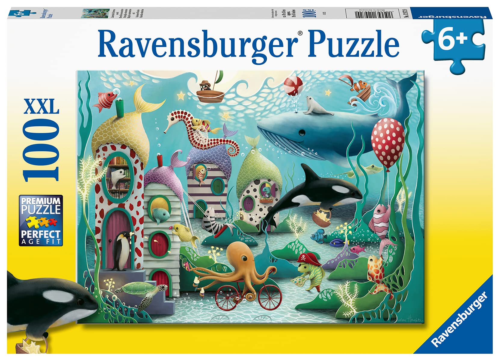 Ravensburger Underwater Wonders 100 piece Jigsaw Puzzle with Extra Large Pieces for Kids age 6 years and up