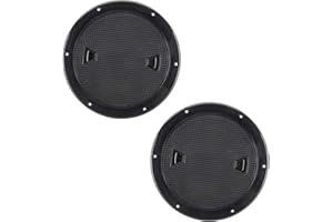 YaeMarine 2 Packs 4" Boat Deck Cover, Round Inspection Hatch, Deck Plate Access Lid, RV