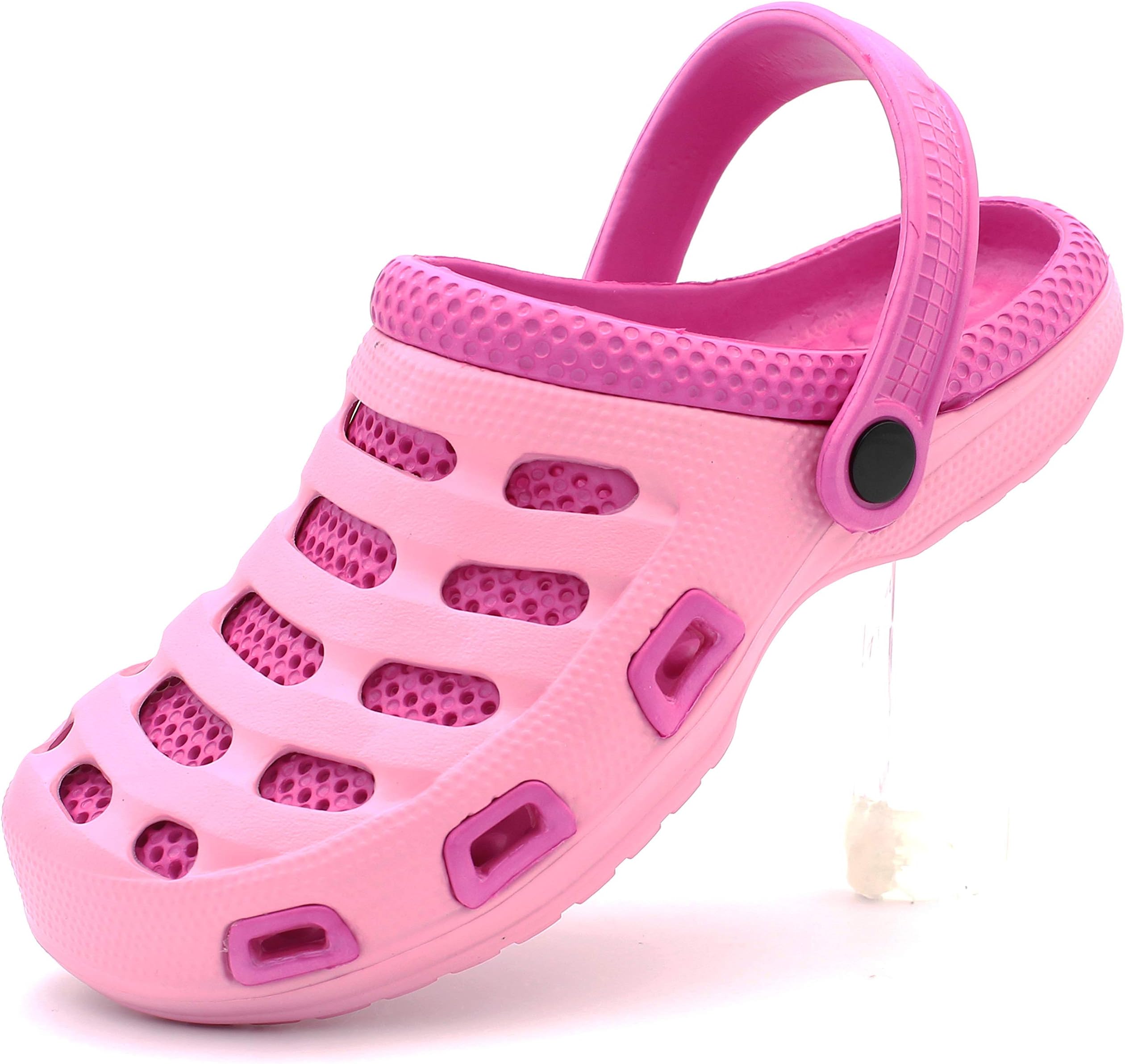 Ameta Garden Clogs Women Shoes Mules Rubber Slipper Two-Tone Slip-On Massage Insole