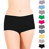 Alyce Intimates 12 Pack High Waisted Cotton Boyshort