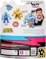 MRBEAST LAB Heroes of Goo Jit Zu Panther Stretchy 3x Size Blue 4.5in view 5