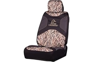 Ducks Unlimited Auto Seat Covers, Easy to Install Bucket Seat Low Back Seat Covers for Car, Truck, and SUV