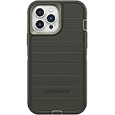 OtterBox iPhone 13 Pro Max & iPhone 12 Pro Max (Only) - Defender Series Screenless Edition Case - Lichen The Trek (Green) - Case Only - Microbial Defense Protection - Non-Retail Packaging