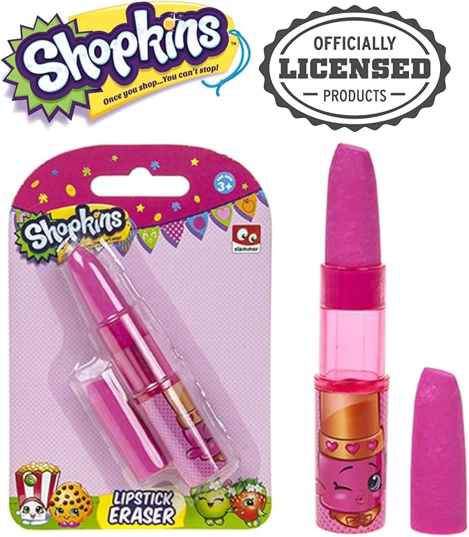 Shopkins Lippy Lips Lipstick Eraser Writing Remover Amazon.co.uk