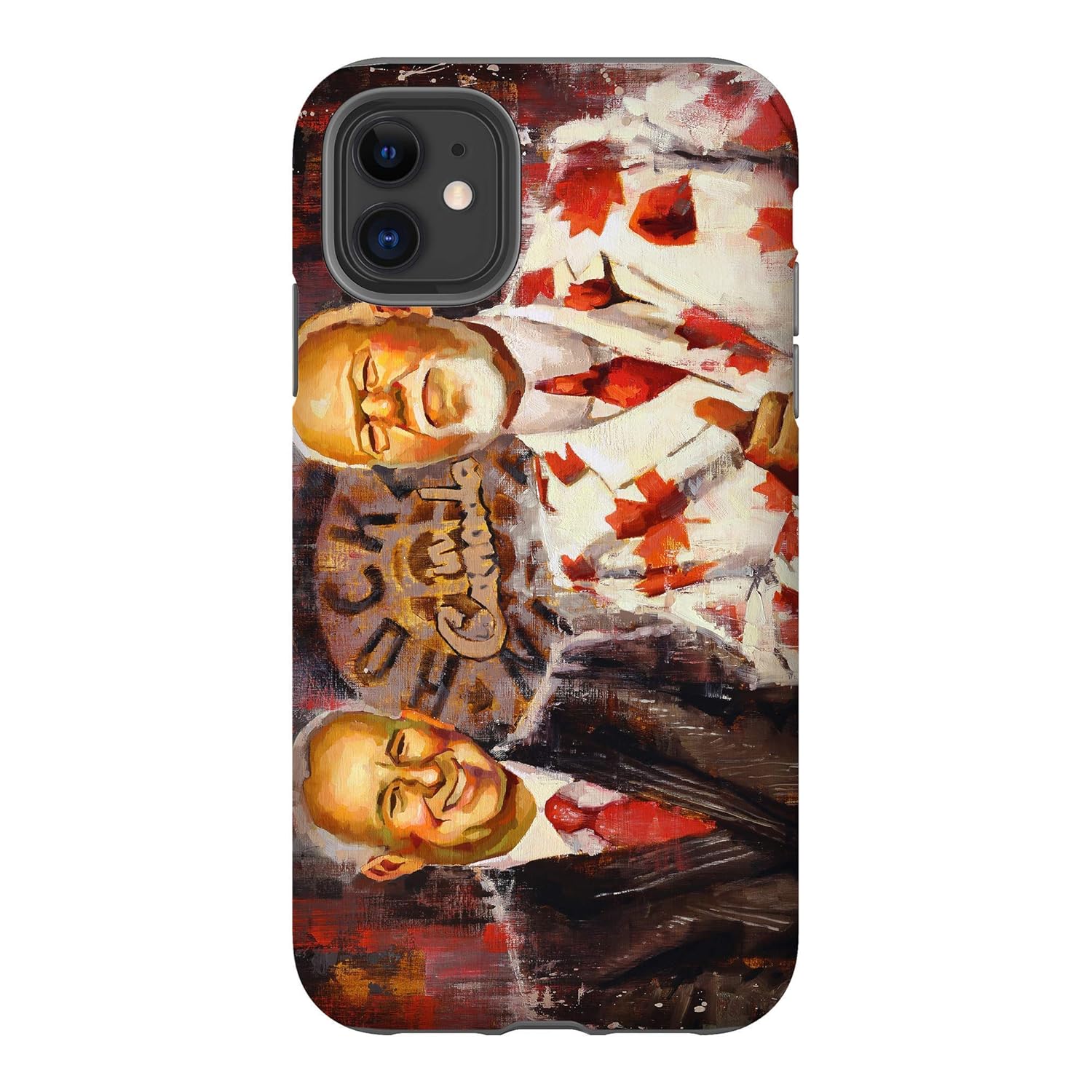 Amazon Com Ron Maclean And Don Cherry Phone Case Hockey Night In Canada Hockey Gift Iphone Case Handmade