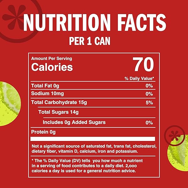 IZZE CHERRY LIME STRAIGHT BEVERAGES, 8.4 FL OZ, PACK OF 24