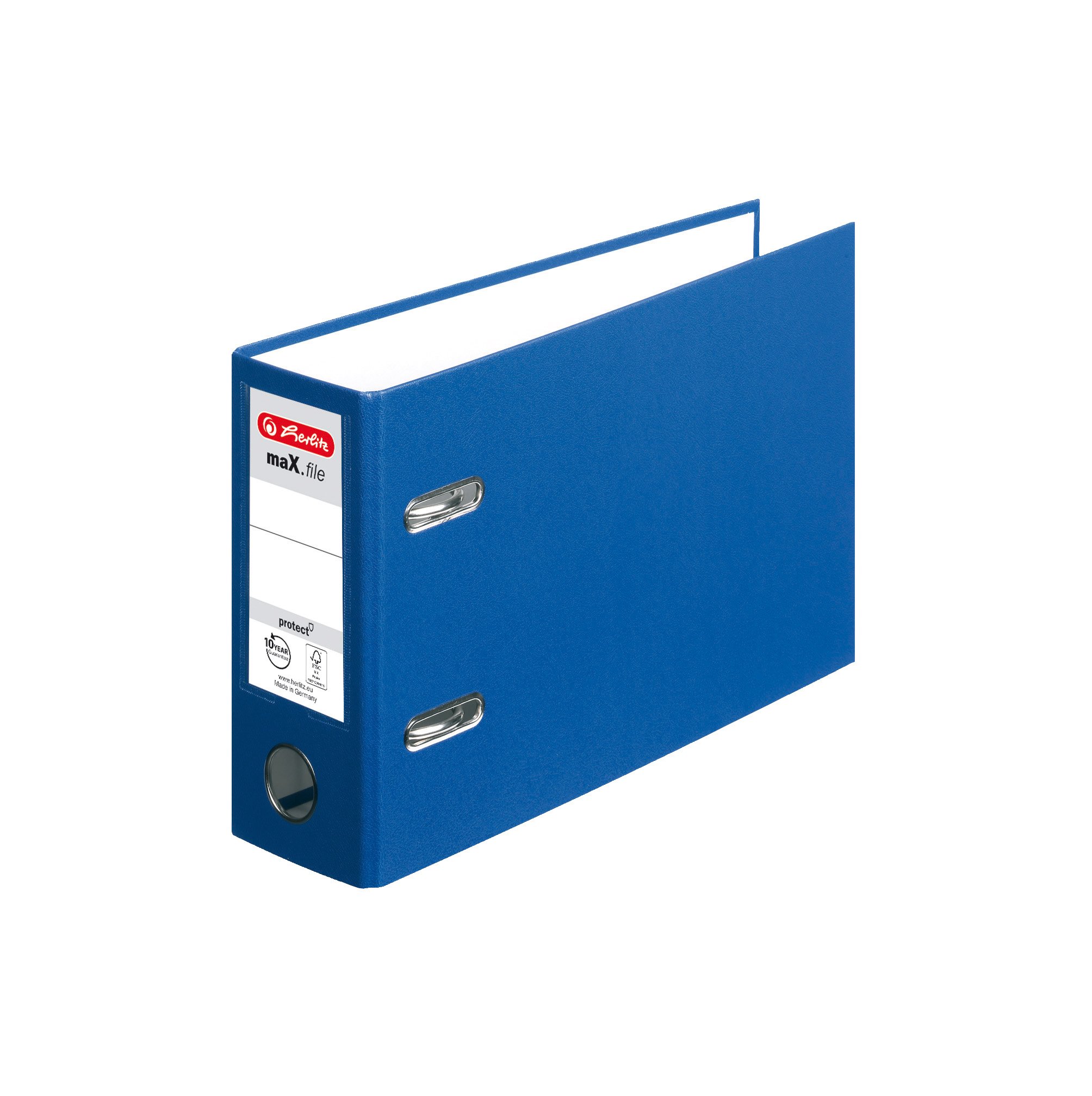 Herlitz 10842359 Folder A5 Landscape Polypropylene Blue