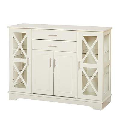 Target Marketing Systems Kendall Buffet, Antique White