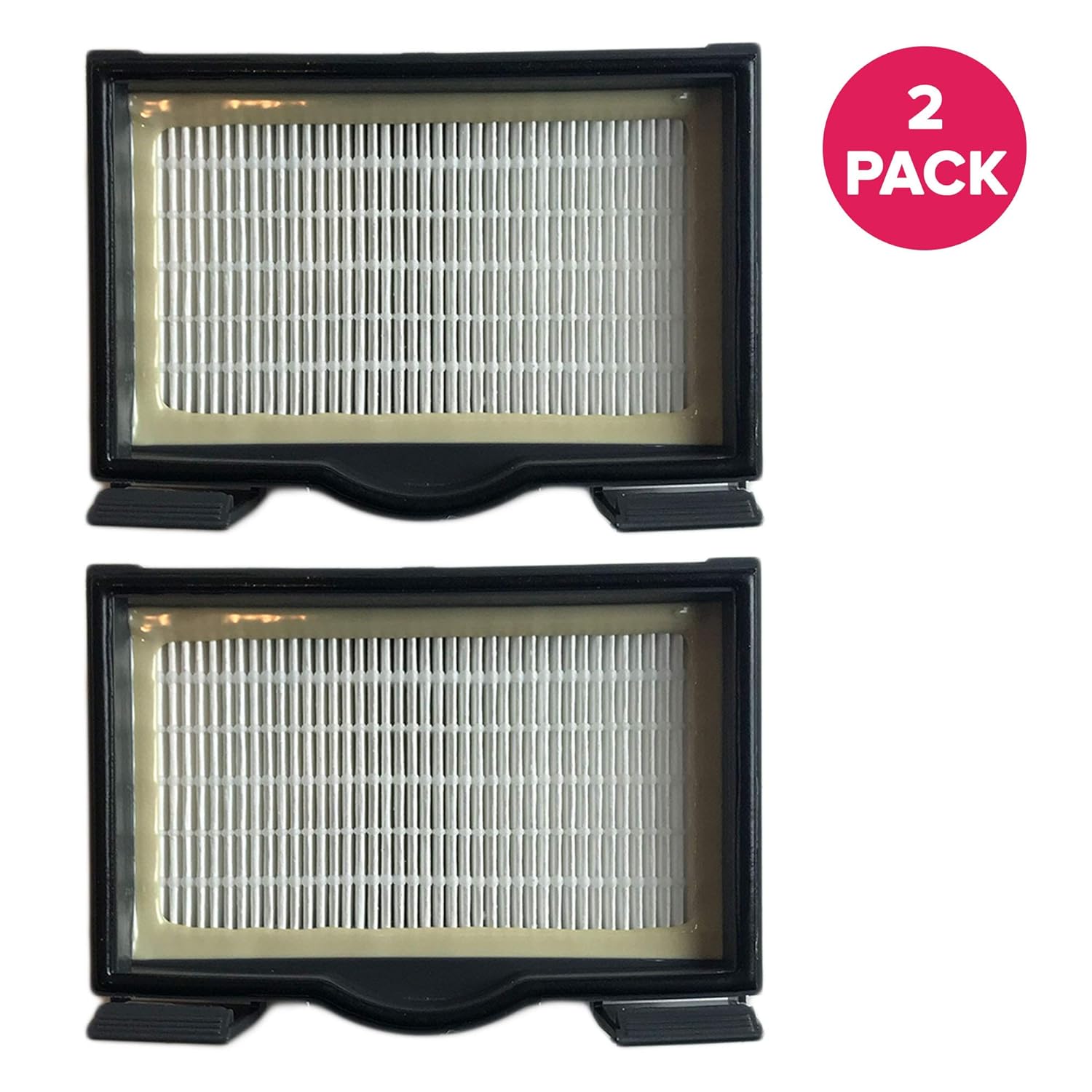 Think Crucial 2 Replacements for Eureka HF8 HEPA Style Filter Fits 3600 & Mighty Mite Canisters, Compatible With Part # 60666, 60666A, 60666B & 60666-6