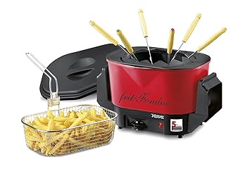 Nova - Retro Frit-Fondue Red - Freidora Y Juego De Fondue En ...