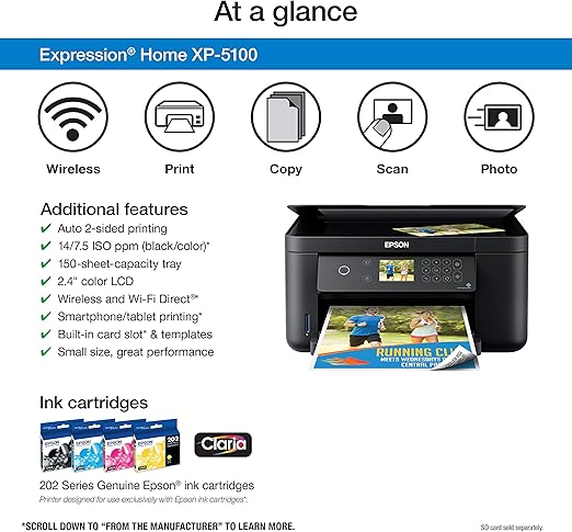 epson xp 5100 printer
