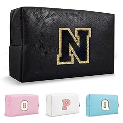 Personalized Small Travel Initial Preppy Makeup