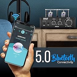 Pyle Bluetooth Tube Amplifier Stereo Receiver