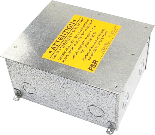Fsr Fl 6p Steel Floor Electrical Box For Carpet Tile And Wood 4