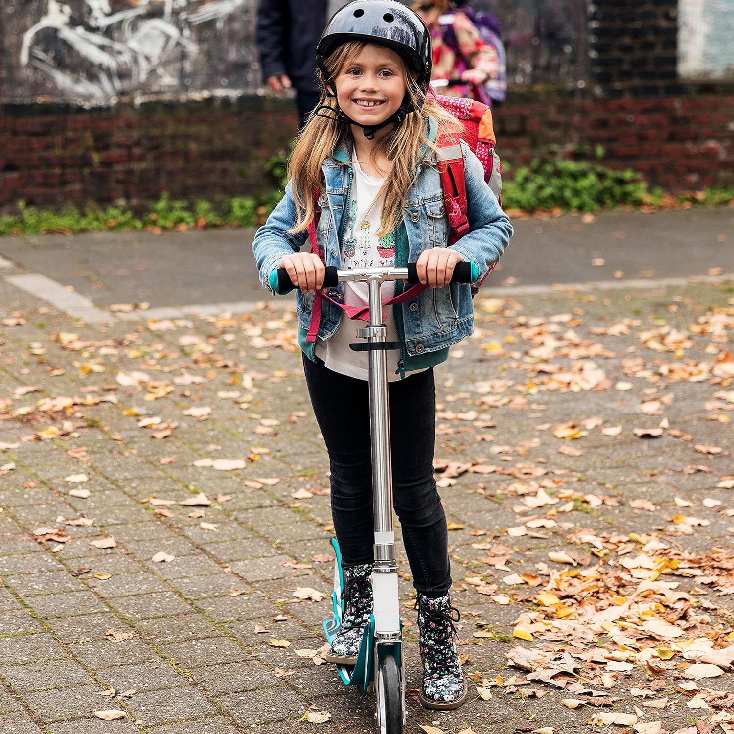 Scooter for Kids 6-12 & Adults | Holds Up to 240lbs, Foldable, Lightweight Aluminum Frame | Adjustable Height | Smooth Ride on Any Terrain
