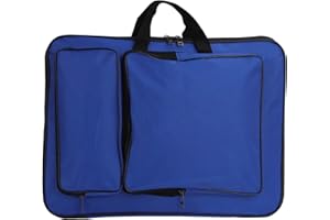 JIAHG Water-Resistant Art Portfolio Carry Bag A3 Art Work Portfolio Tote Drawing Board Bag Portable Painting Sketch Pad Storage Bag Professional Art Organizer for Palette Paints Brushes