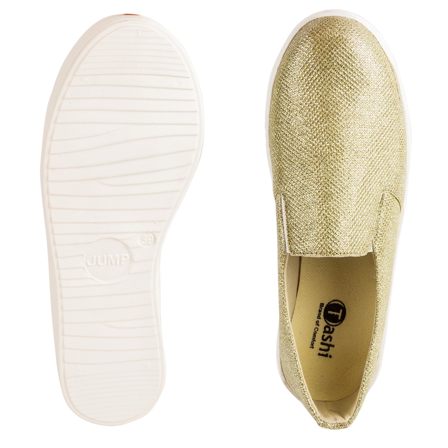 tashi women's canvas heel loafers