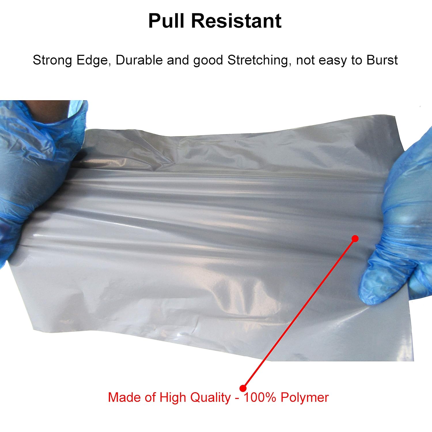JeeJaan® 50 Grey Mailing Bags 10x14 in Parcel Bags (254 x 354mm) A4 Poly Mailers Postage Bag Envelope Mailers Strong Recyclable Poly Plastic Envelope for Courier & Shipping Purposes - Image 5