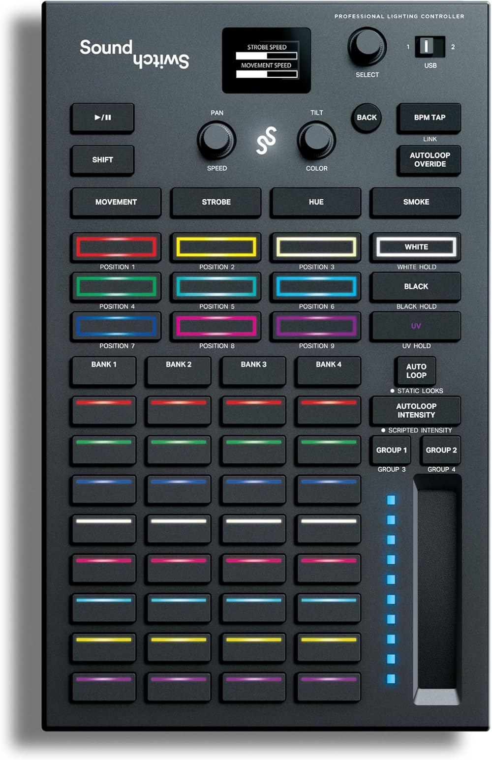 SoundSwitch Control One DMX DJ Lighting Controller with 3 Month Software Access