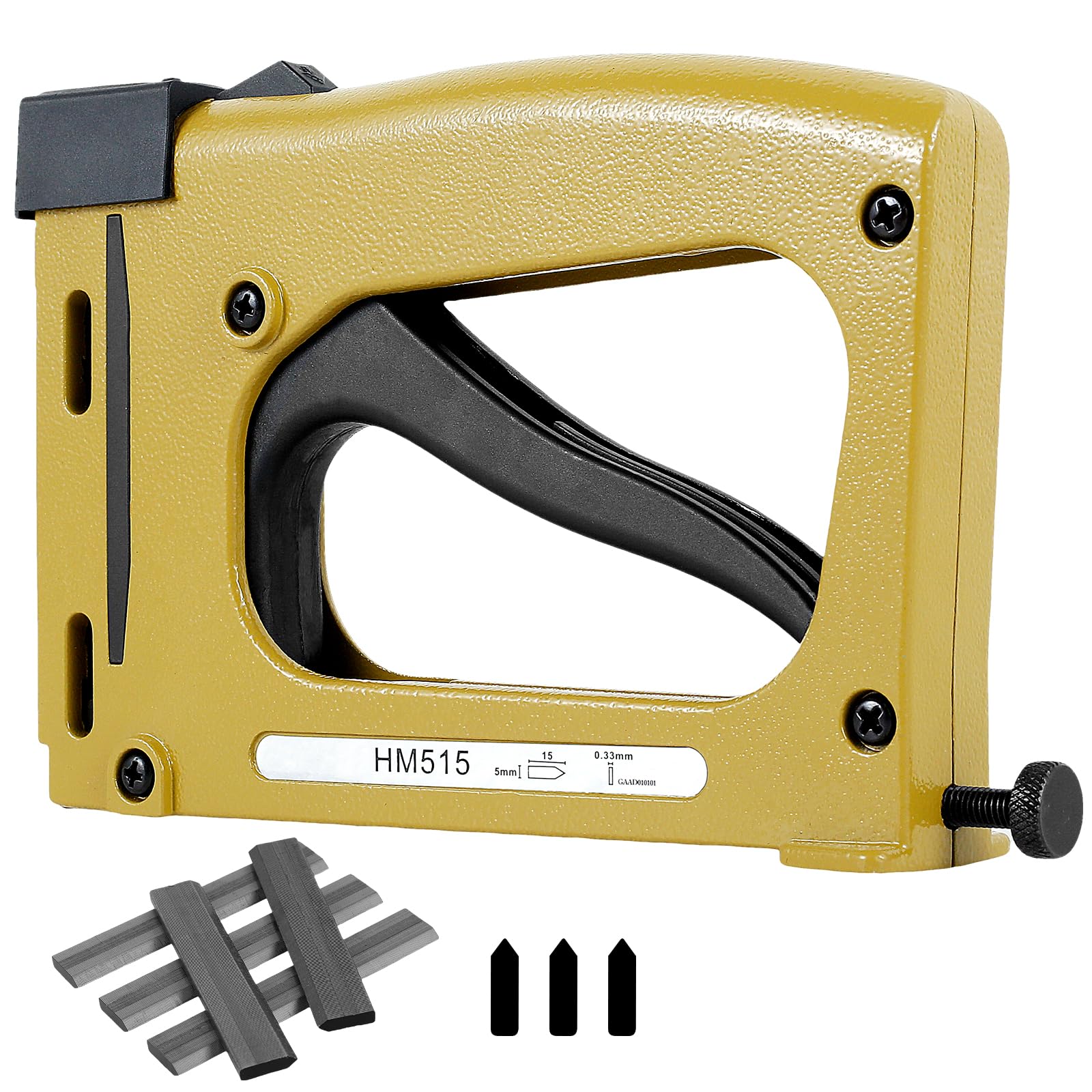 Hand Picture Frame Tool with 1000 Points Adjustable Point Drivers for Picture Framing Lightweight Point Gun Tacker for Securing Back Pieces of Picture Frames