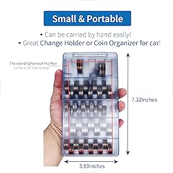 Byteen8 Coin Counter Coin Sorter｜2Packs Mini Coin