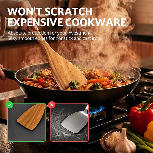 SOOMGYEOL SEOM 10-PIECE TEAK WOOD COOKING UTENSIL SET