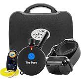 Educator ET-800 The Boss E Collar for Dog Training with Remote - 1 Mile Range, Waterproof, 100 Blunt Stimulation Levels, Tone or Vibration Mode, Night Light Tracking for Small, Medium &amp; Large Dogs