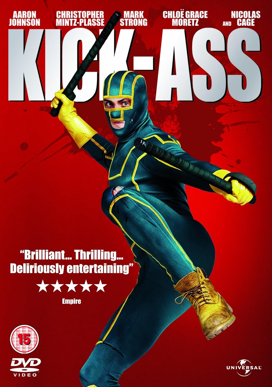 KickAss [DVD] [2010] Amazon.co.uk Aaron Johnson, Christopher Mintz