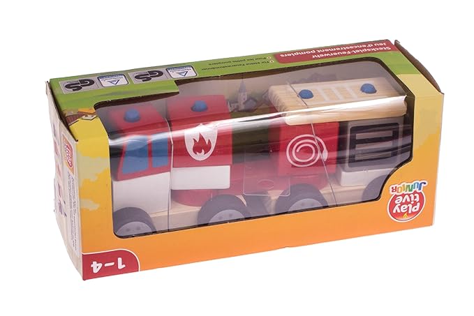 Playtive® Junior Steckspiel Feuerwehr 11 teilig 279586