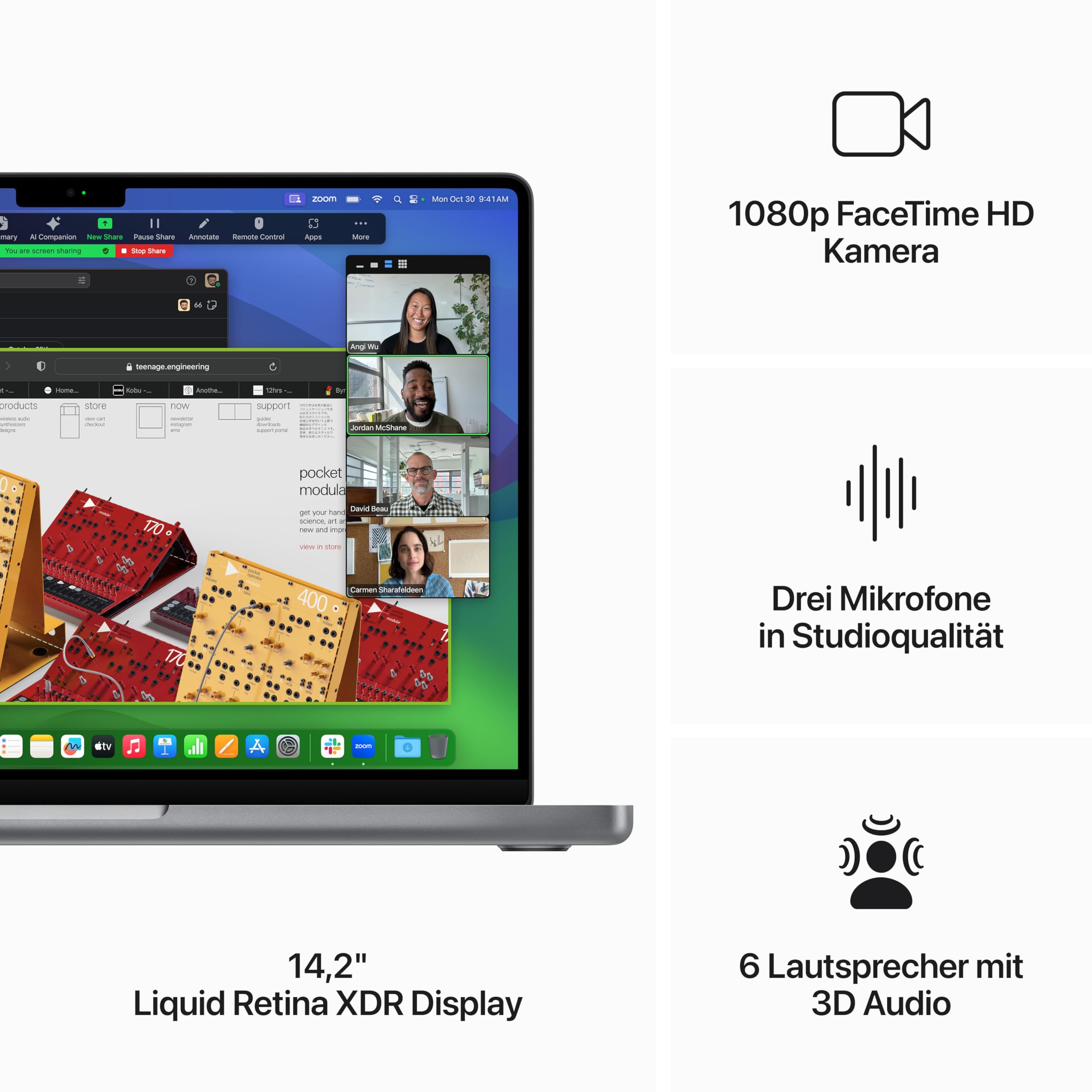 Apple 2023 MacBook Pro Laptop M3 Chip with 8-Core CPU, 10-Core GPU: 14.2