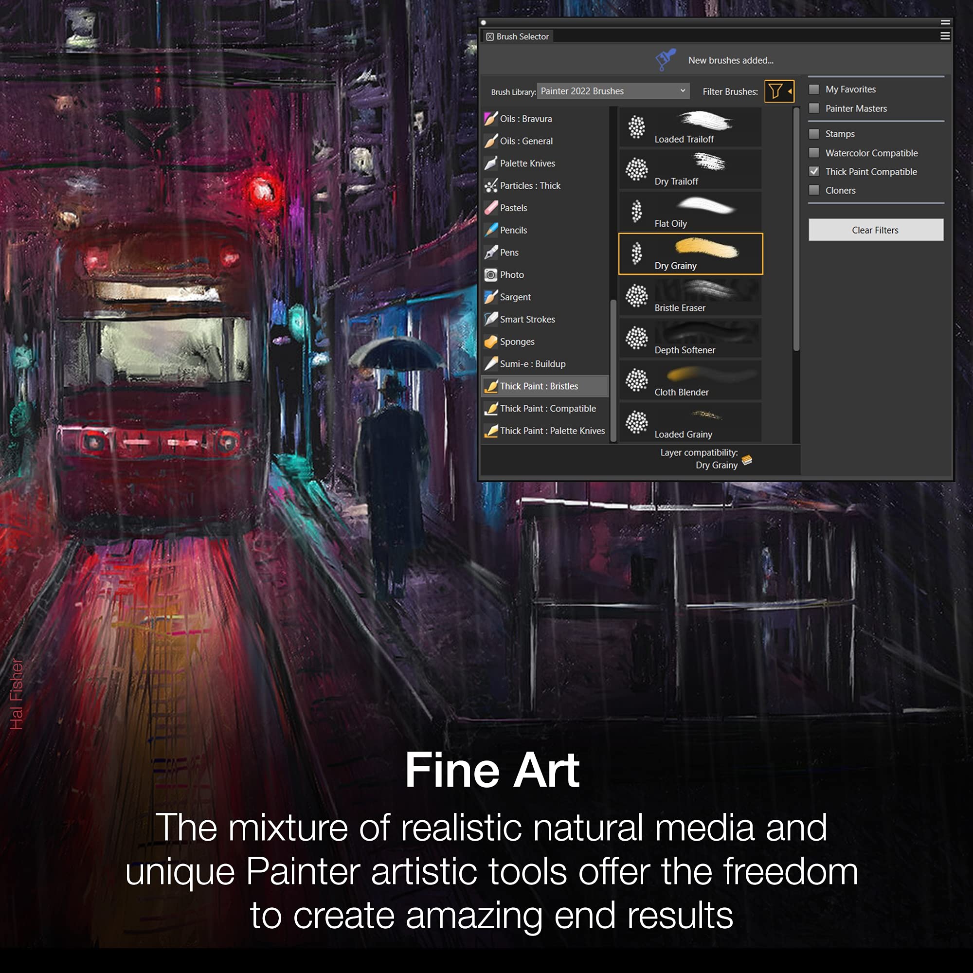 Corel Painter 2023 | Professional Painting Software for Digital Art, Illustration, Photo Art & Fine Art [PC/Mac Key Card] Corel Painter 2023 | Professional Painting Software for Digital Art, Illustration, Photo Art & Fine Art [PC/Mac Key Card] Key Card (PC/Mac) Download (Mac) Download (PC)