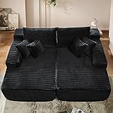 ovios 81" Oversized Sectional Double Lounge Chaise