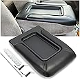 ECOTRIC Center Console Armrest Lid Compatible with 1999-2007 Chevy Silverado Tahoe Avalanche Suburban GMC Sierra Yukon Escalade Armrest Latch Organizer Cover Replacement for 19127364