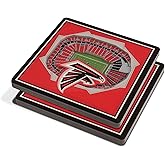 YouTheFan NFL Atlanta Falcons 3D StadiumView Coasters - Mercedes-Benz Stadium, One Size