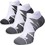 Hylaea Low Cut Athletic Socks with Cushion Padded, Moisture Wicking, Anti-Odor, Seamless, Blister Free