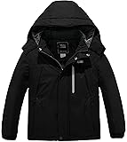 ZSHOWBoys' Waterproof Ski Jacket Windbproof Hooded Mountain Sportswear Outdoor RaincoatGlobal Recycled StandardGlobal Recycled StandardGlobal Recycled Standard