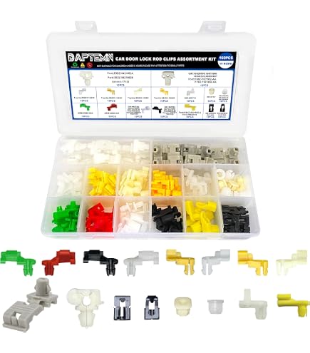 Amazon.com: OAUTOO 165pcs Door Lock Rod Clips Assortment for GM